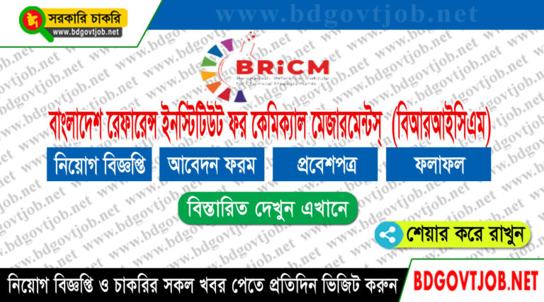 BRICM Job Circular-2022