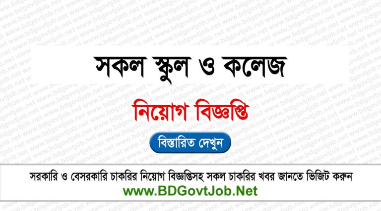 All School and College Job Circular 2024 in Bangladesh
