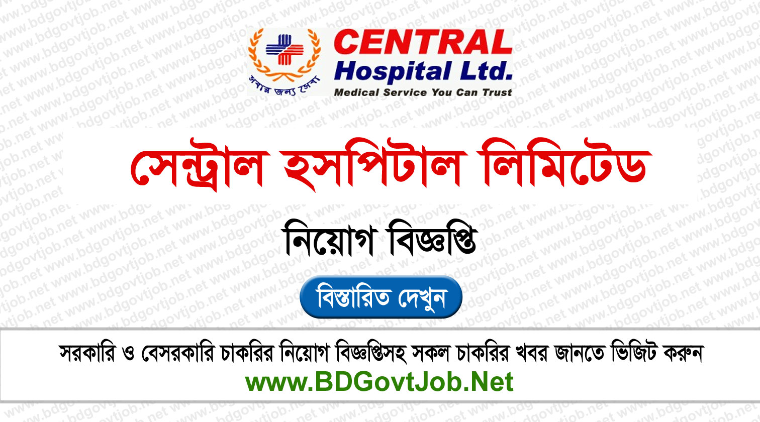 Central Hospital Job Circular