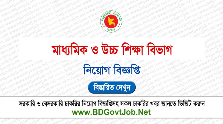SHED Job Circular 2025