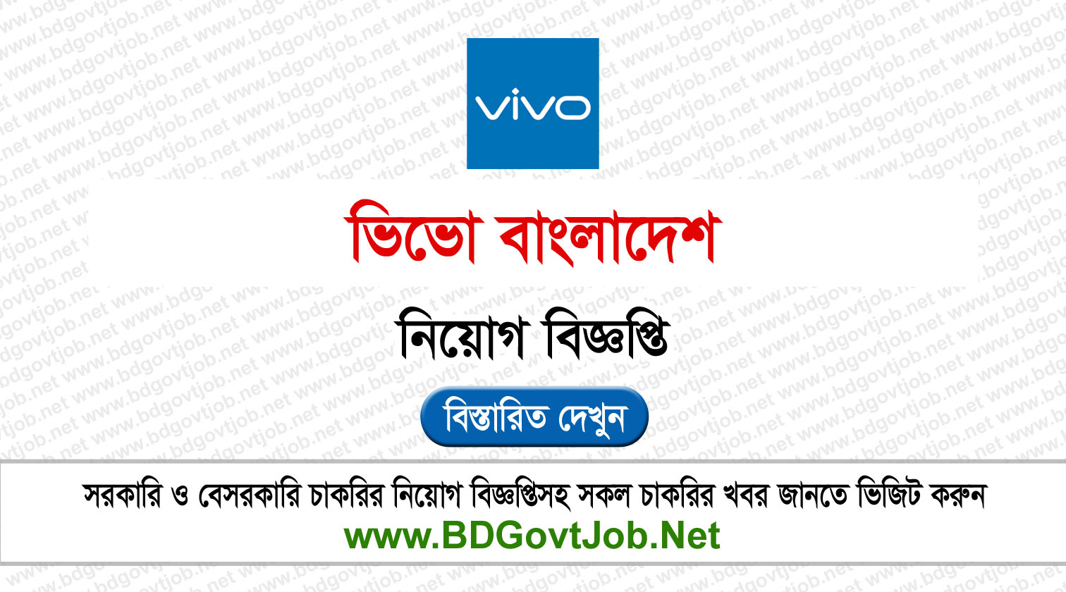 Vivo Bangladesh Job Circular 2024