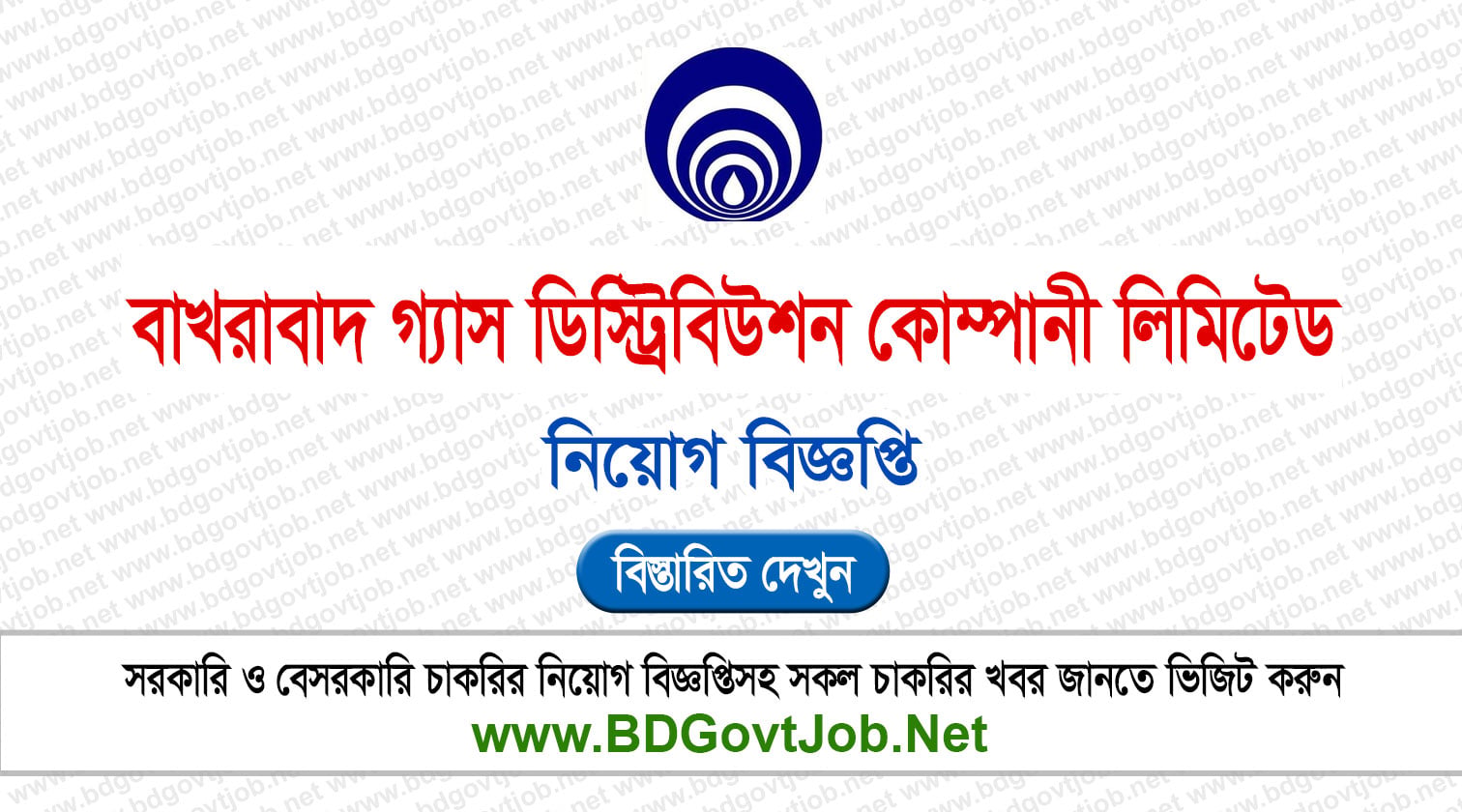 বাখরাবাদ গ্যাস ডিস্ট্রিবিউশন কোম্পানী লিমিটেড (BGDCL) নিয়োগ বিজ্ঞপ্তি ২০২৬ Circular page 1