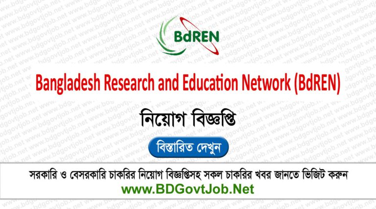BdREN Job Circular 2026