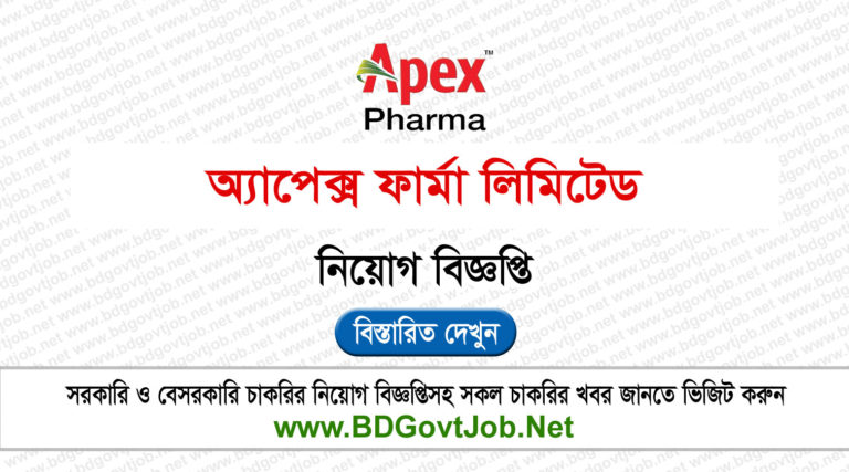Apex Pharma Limited Job Circular 2025